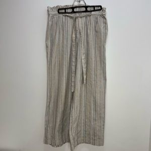 Just Living wide leg striped pants